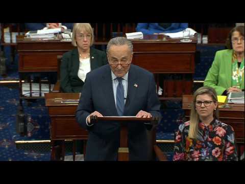 "Verdict of this kangaroo court will be meaningless" says Schumer ahead of impeachment vote