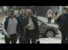 Gigi Hadid arrives at court for Weinstein trial