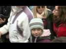 Greta Thunberg joins climate protest in Switzerland