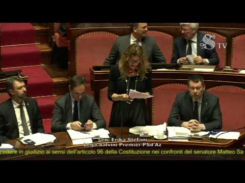 Italy Senate to vote on migrant trial for far-right head Salvini