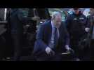 Harvey Weinstein arrives at court for prosecution's closing argument