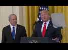 Trump, launching Mideast plan, says Israel taking 'big step towards peace'
