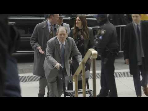 Weinstein arrives at court as jury is set to begin deliberations