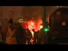 Fires, tear gas and arrests after yellow vest protest in Paris