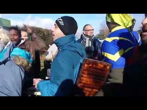 Coupe de France (16e de finale) : les supporters de la JS Saint-Pierroise mettent l’ambiance en musique