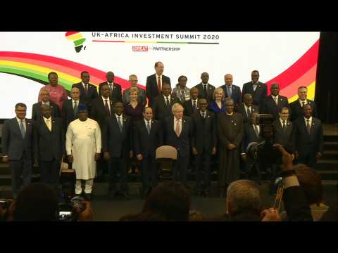 Leaders at UK-africa Investment Summit pose for family photo