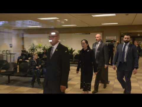 Huawei executive leaves Canadian court after extradition hearing