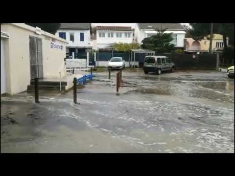 Powerful storm batters south of France