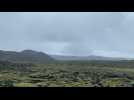 Images of a long-dormant Icelandic volcano that erupted near capital Reykjavik