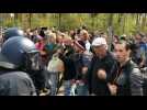 Police detain protesters in Berlin as Germany passes virus law