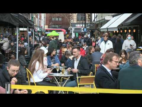 London bars and restaurants reopen as lockdown restrictions eased