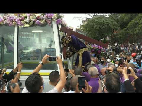 Venezuela's Cult of Nazarene procession takes place amid pandemic