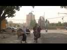 Street scenes around Niger presidential palace following attempted coup