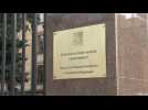 Images of the Czech embassy in Moscow ahead of the expulsion of 20 diplomats