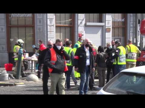 La ministre Verlinden à la rencontre des pompiers et des sinistrés 