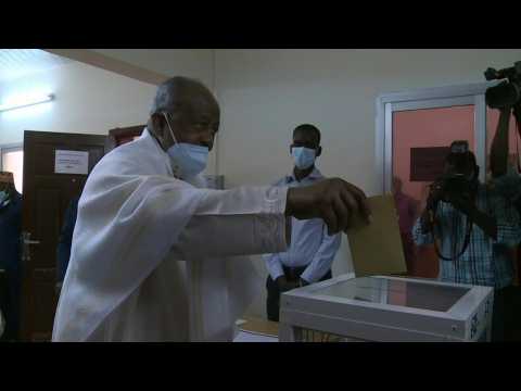 Djibouti President votes in election as he seeks fifth term