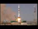 Three-man Soyuz flight honouring Gagarin blasts off for ISS