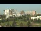 Demolition of housing project in French city of Lyon