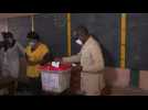 Benin's President Patrice Talon votes in bid for reelection