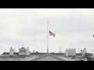 White House flag at half-staff honoring victims in Colorado shooting