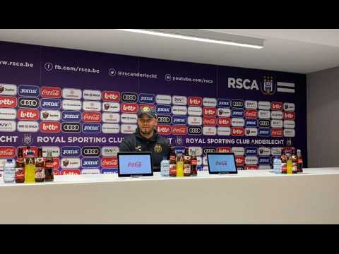 Vincent Kompany (Anderlecht) avant le match contre Saint-Trond