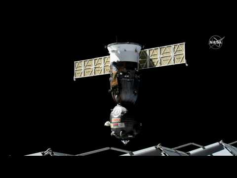 Soyuz spacecraft undocks from ISS as journey to earth begins