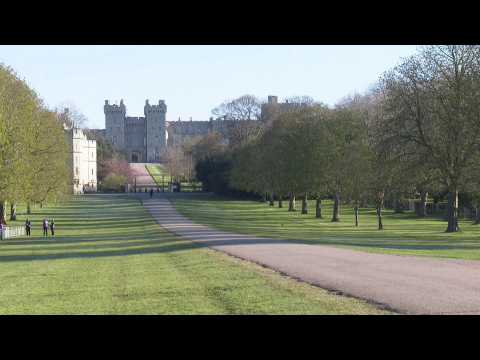 Scene in Windsor ahead of Prince Philip's funeral