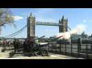 Gun salute at Tower of London marks start of Prince Philip’s funeral