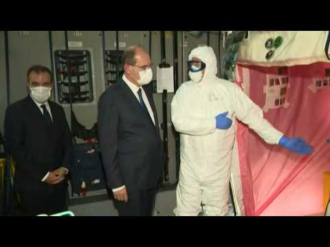 PM Castex visits medicalised aircraft in French Guiana amid health crisis