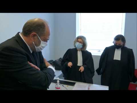 France's new justice minister Dupond-Moretti visits Palace of Justice in Paris