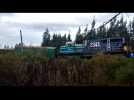 Attack causes the derailment of a freight train in the Mapuche region of Chile