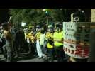 Protest in Portland as US federal forces agree on conditional pullout