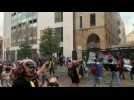 Lebanese protesters and security forces clash again near parliament in Beirut