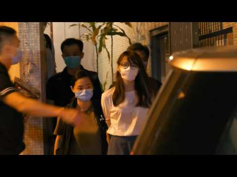 Hong Kong democracy activist Agnes Chow arrested under security law