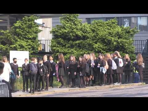 Scottish children go back to school for the first time in five months