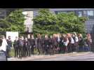 Scottish children go back to school for the first time in five months