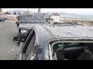 Aftermath of shelling in Karabakh's main city Stepanakert
