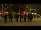 Protesters and police clash in Bogota on third night of police brutality protests