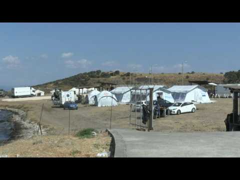 New camp in Greece is set up after Moria fire