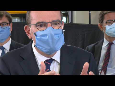 French PM Castex visits Bic factory for meeting on delocalised industry