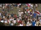Minsk: opposition rally at Victory Square