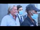 Ex-Trump aide Steve Bannon leaves court after arrest in border wall fraud case