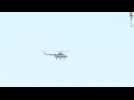 Belarus: protests as President Lukashenko's helicopter arrives at Minsk factory