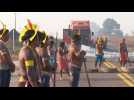 Brazil's Kayapo people block trans-Amazonian road to protest virus crisis, deforestation