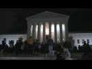 People gather outside US Supreme Court to commemorate Justice Ruth Bader Ginsburg