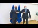 Brexit: Michel Barnier meets European Council President Charles Michel