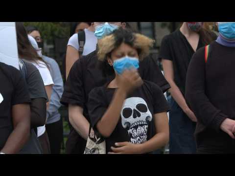 People gather in Brooklyn for Black Lives Matter protest