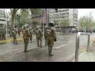 Chilean police use water cannons on anti-government protest