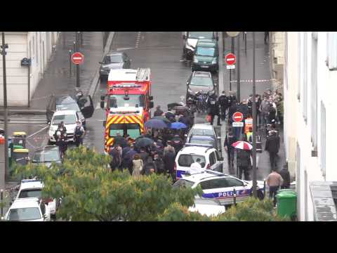 French PM Castex, officials arrive at site of Paris attack