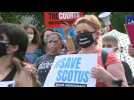 Protest outside US Supreme Court over Trump's push to appoint new justice